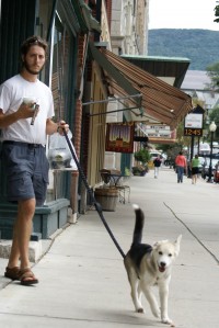 Jason and his dog Polar